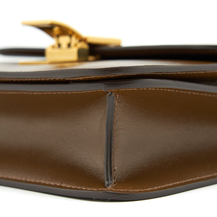Top Quality Celine Teen Classic Box Bag Calfskin camel