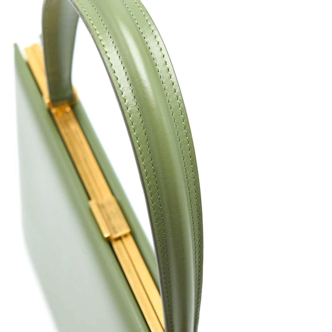 Celine Medium Clasp Bag Calfskin Green