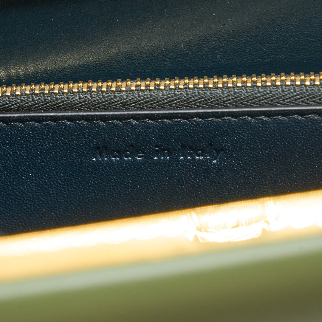Celine Medium Clasp Bag Calfskin Green