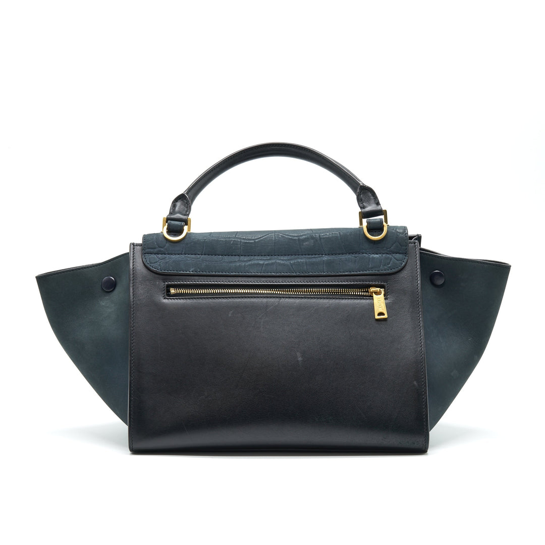 Top Quality Celine Trapeze Bag Deep Grey / Black