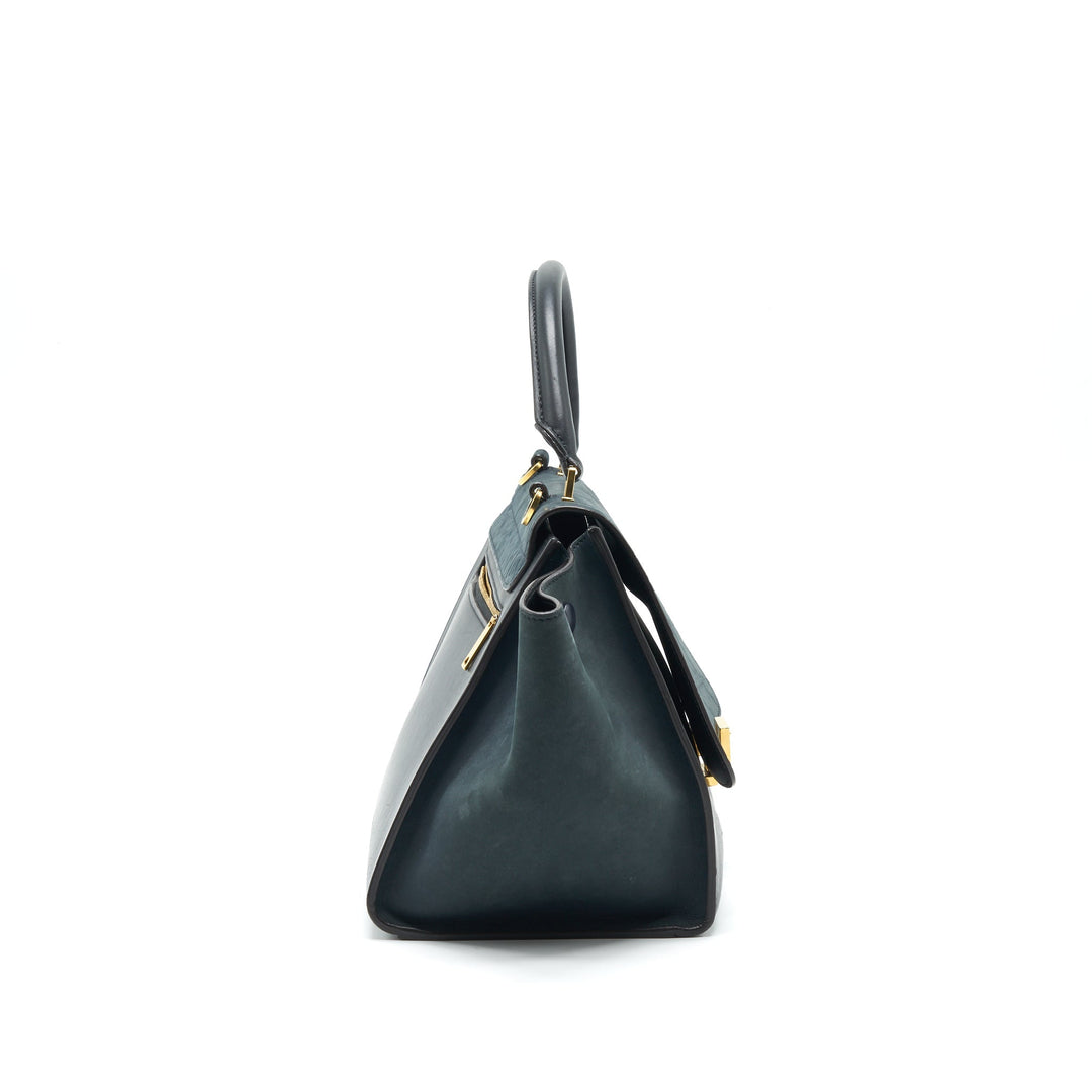 Top Quality Celine Trapeze Bag Deep Grey / Black