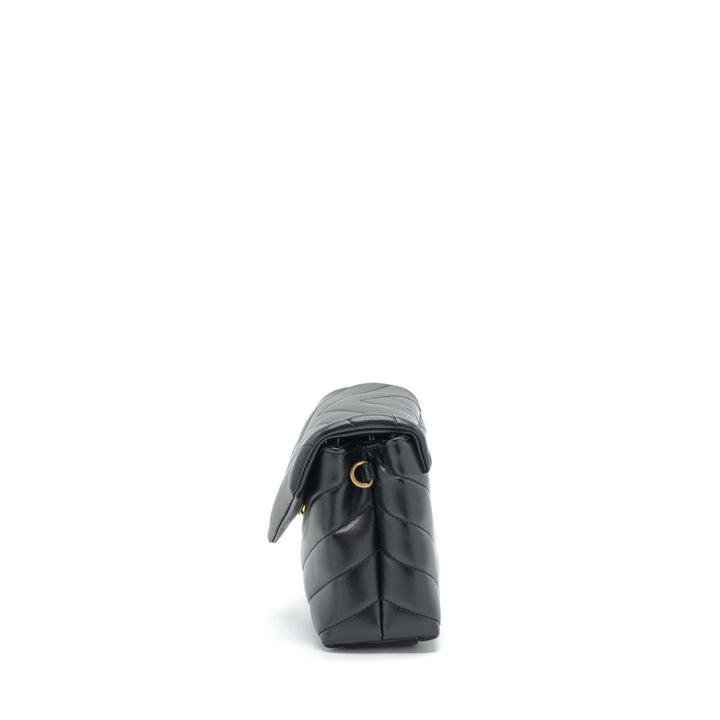 Saint Laurent/ YSL Toy Loulou Bag Quilted Black GHW