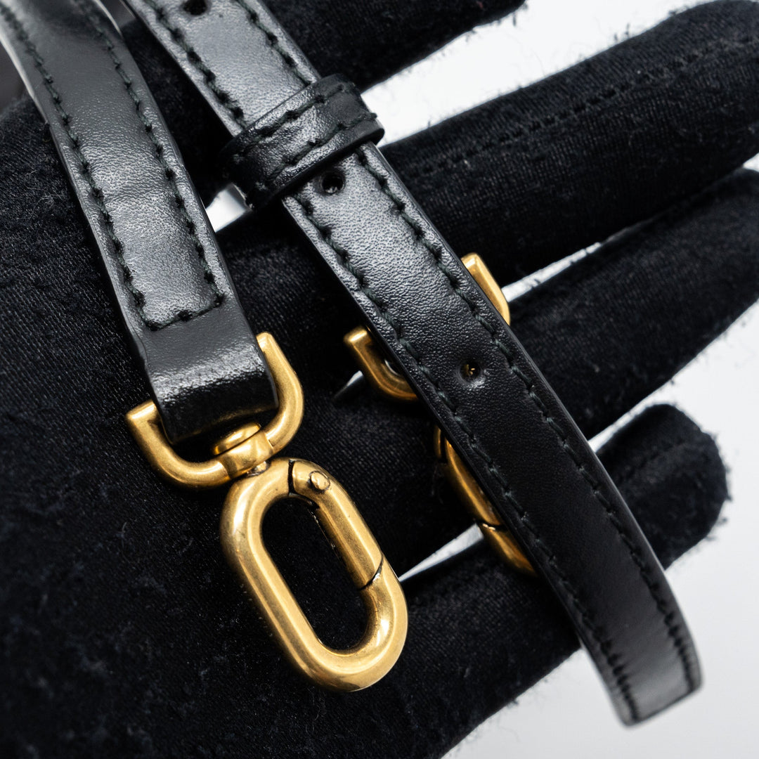 Top Quality Balenciaga Hourglass S Calfskin Black GHW