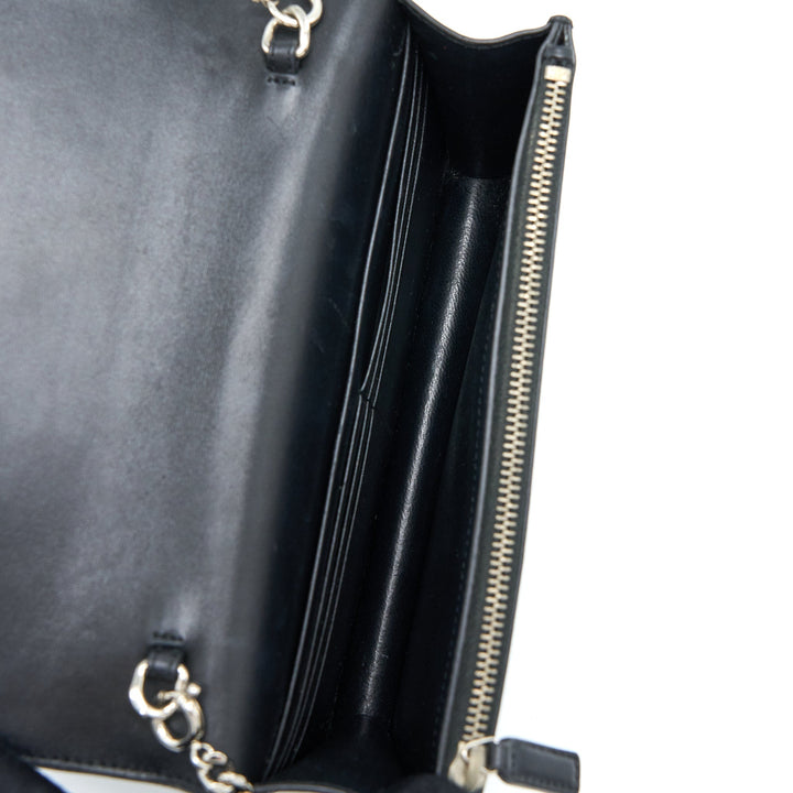 Saint Laurent/ YSL Kate Small Chain Wallet With Tassel Black/Multicolour Limited Edition GHW