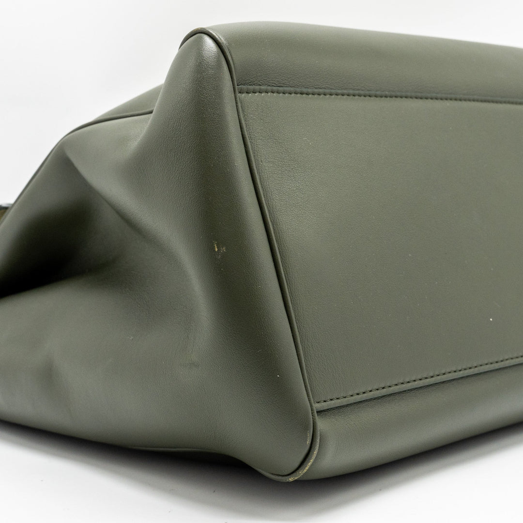 Celine Large Soft 16 Bag Smooth Calfskin Dark Green