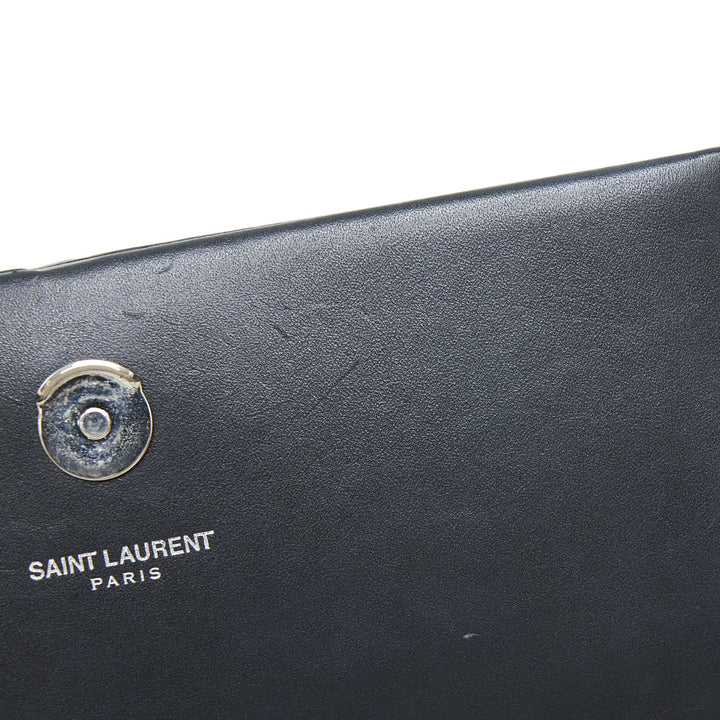 Saint Laurent/ YSL Kate Small Chain Wallet With Tassel Black/Multicolour Limited Edition GHW