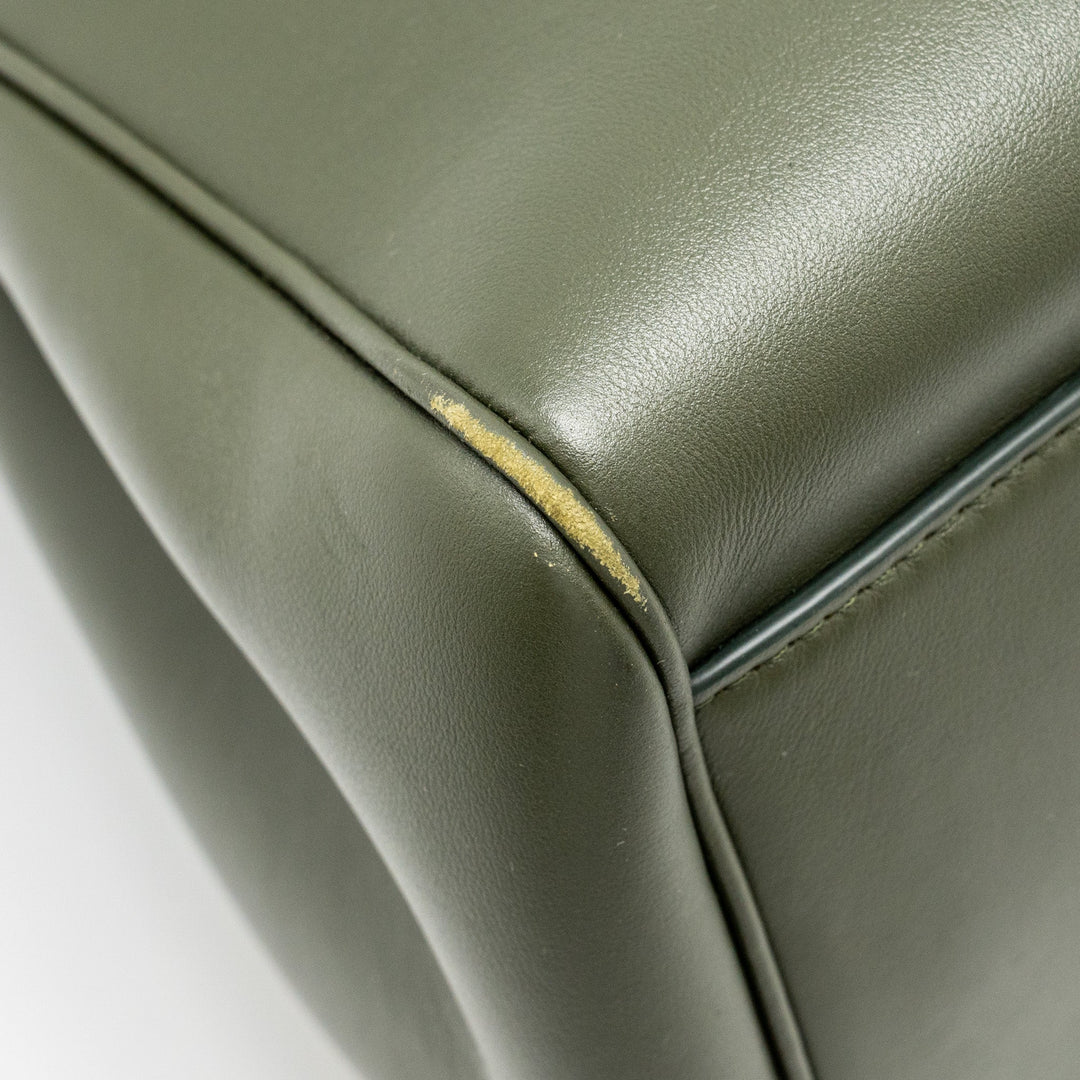 Celine Large Soft 16 Bag Smooth Calfskin Dark Green
