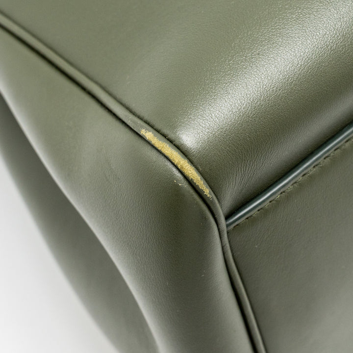 Celine Large Soft 16 Bag Smooth Calfskin Dark Green