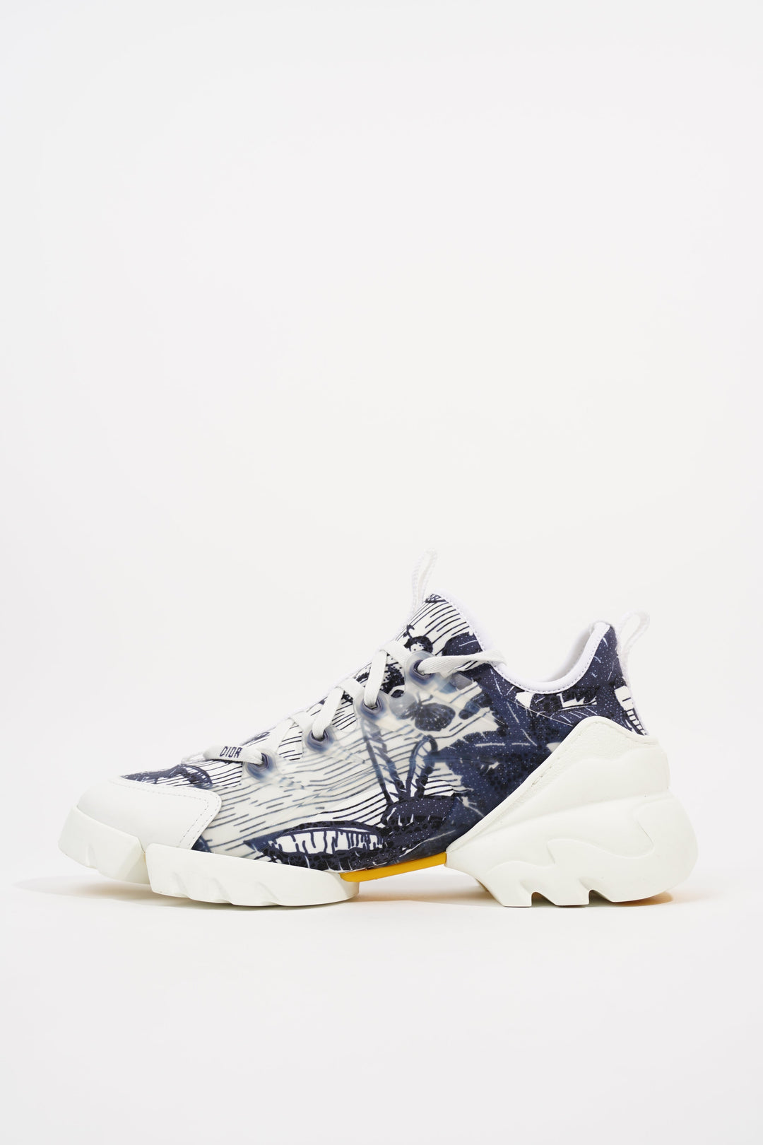 Christian Dior Womens D Connect White Blue EU 39.5 / UK 6.5