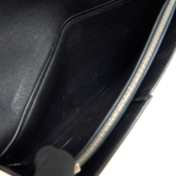 Celine Diamond Leather Clutch in Multicolor