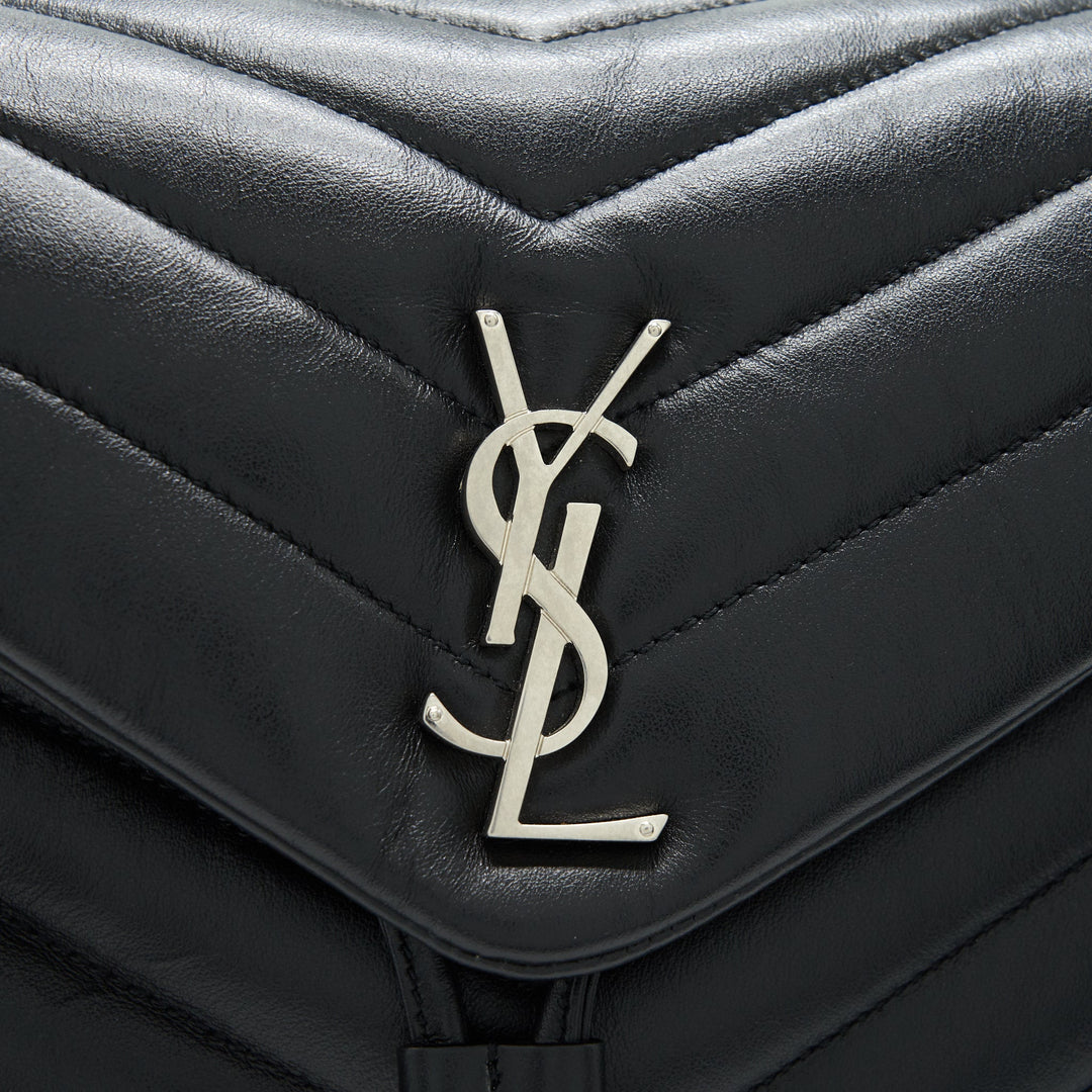 YSL LOU LOU STYLE BACKPACK IN BLACK SHW