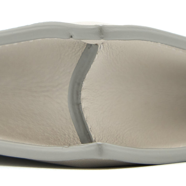 Celine Mini Clasp Shoulder Bag Light Grey Ruthenium
