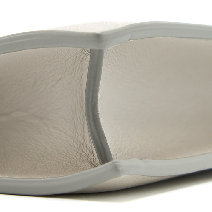 Celine Mini Clasp Shoulder Bag Light Grey Ruthenium