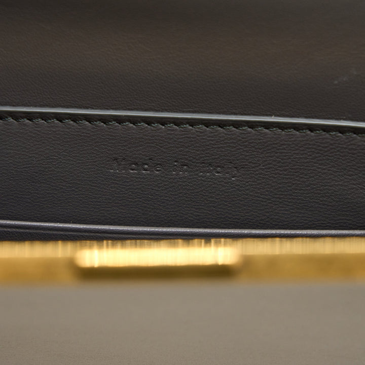 Top Quality Celine Mini Clasp Shoulder Bag Light Grey Ruthenium