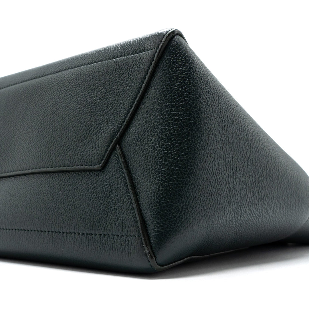 Top Quality Celine Sangle bucket bag calfskin dark green