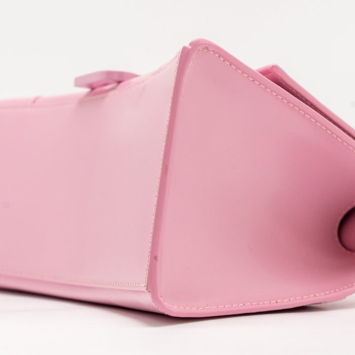 Top Quality Balenciaga Small Hourglass Bag Calfskin Pink SHW