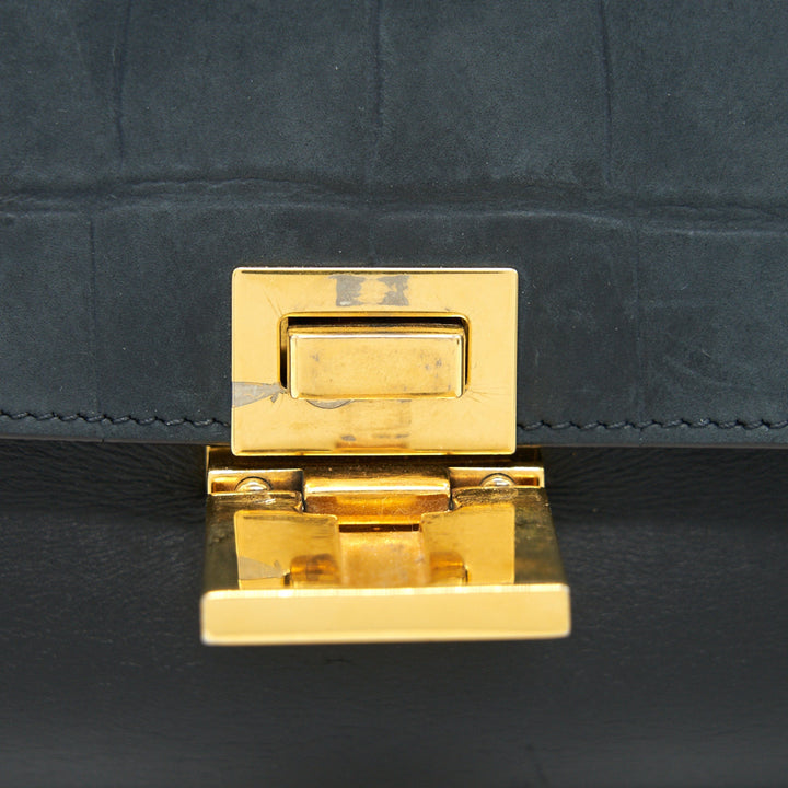 Top Quality Celine Trapeze Bag Deep Grey / Black
