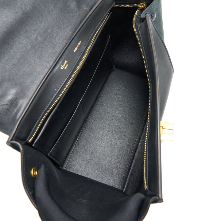 Top Quality Celine Trapeze Bag Deep Grey / Black