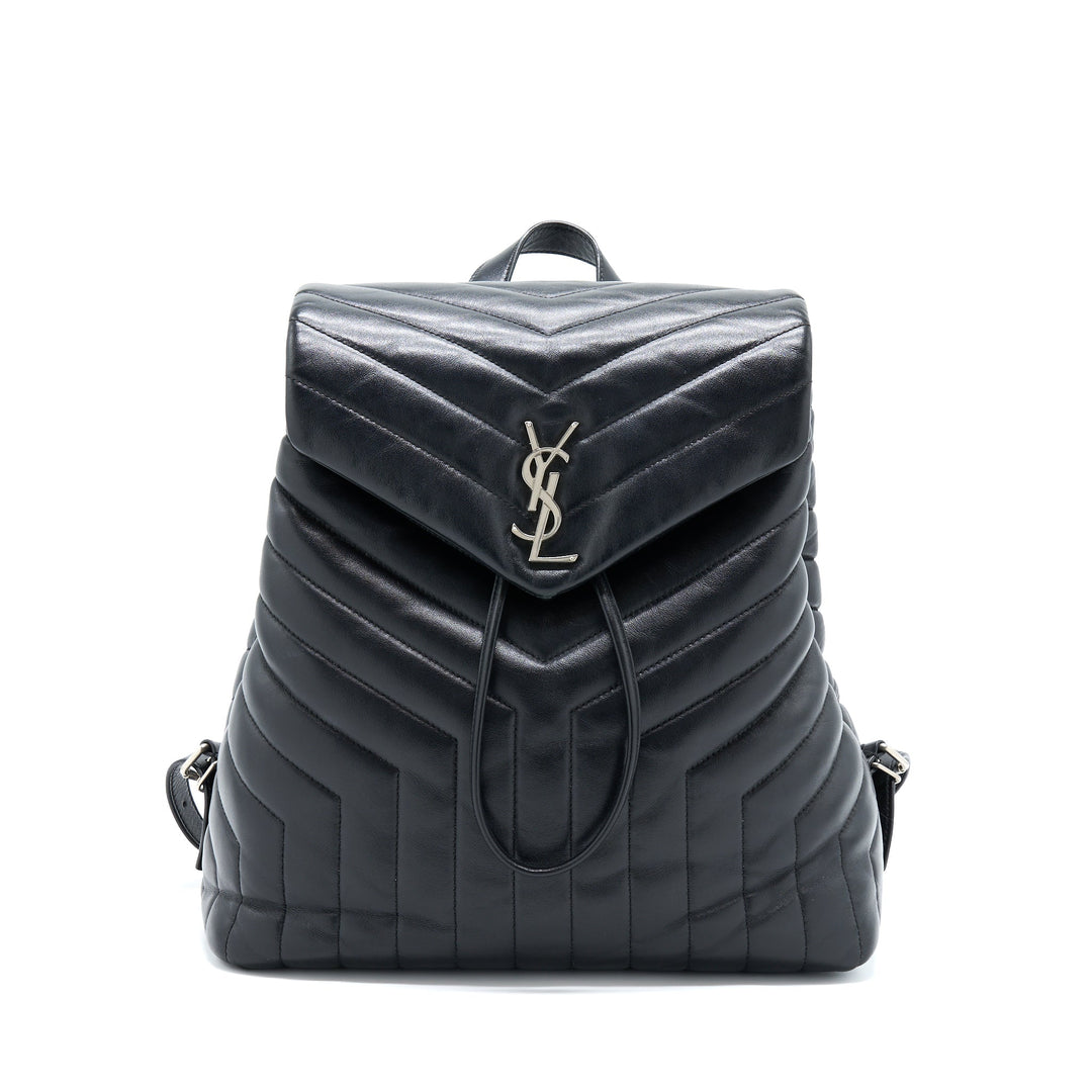 Saint Laurent/YSL Lou Lou Backpack Black SHW