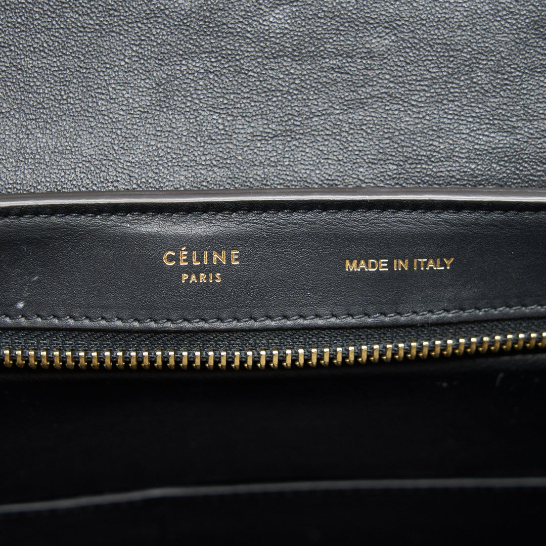 Top Quality Celine Trapeze Bag Deep Grey / Black