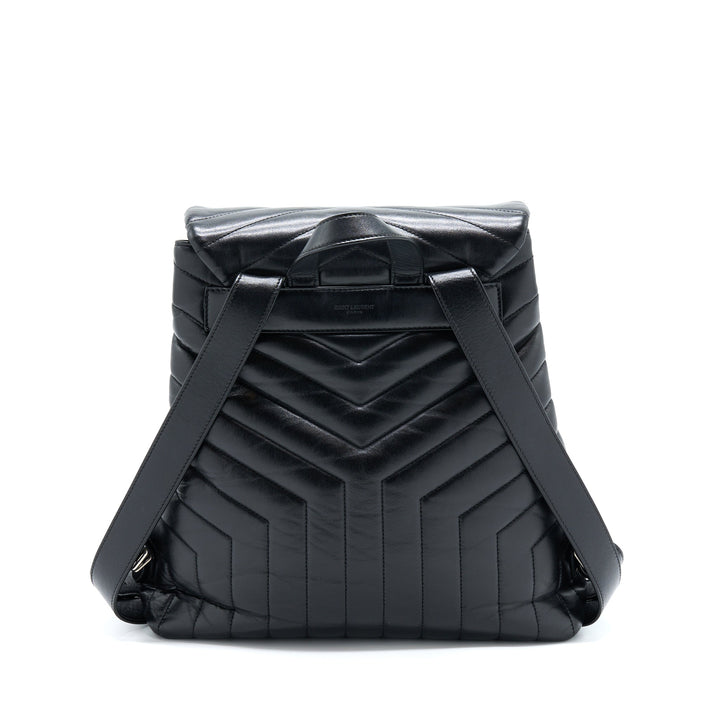 Saint Laurent/YSL Lou Lou Backpack Black SHW