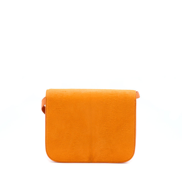Celine Classic Medium Box Horsehair Orange