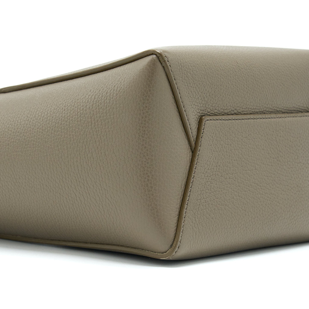 Celine Small Sangle Bucket Bag Light Grey