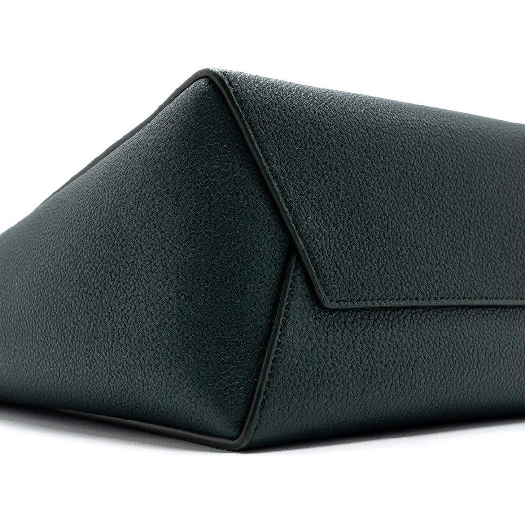 Top Quality Celine Sangle bucket bag calfskin dark green