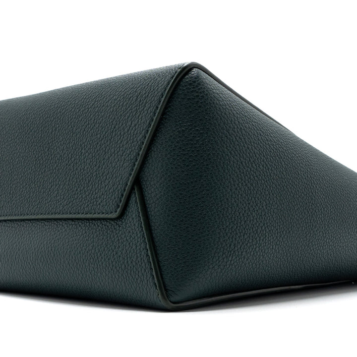 Celine Sangle bucket bag calfskin dark green