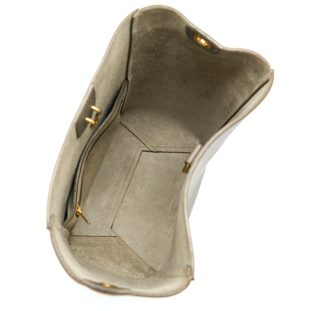 Top Quality Celine Small Sangle Bucket Bag Light Grey