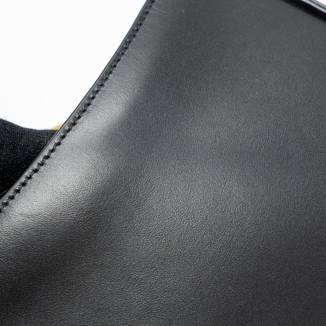 Saint Laurent/YSL Le 5 A 7 Hobo Bag Smooth Calfskin Black GHW