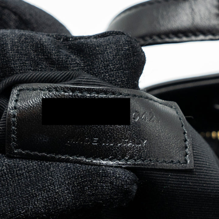 Saint Laurent/YSL Le 5 A 7 Hobo Bag Smooth Calfskin Black GHW
