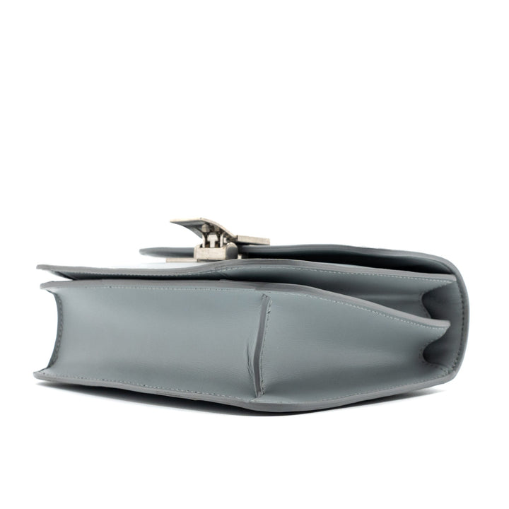 Celine Teen Classic Bag Box Calfskin Light Grey