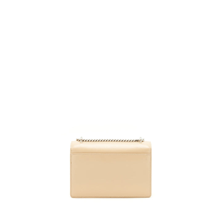 Saint Laurent Mini Sunset Calfskin beige SHW