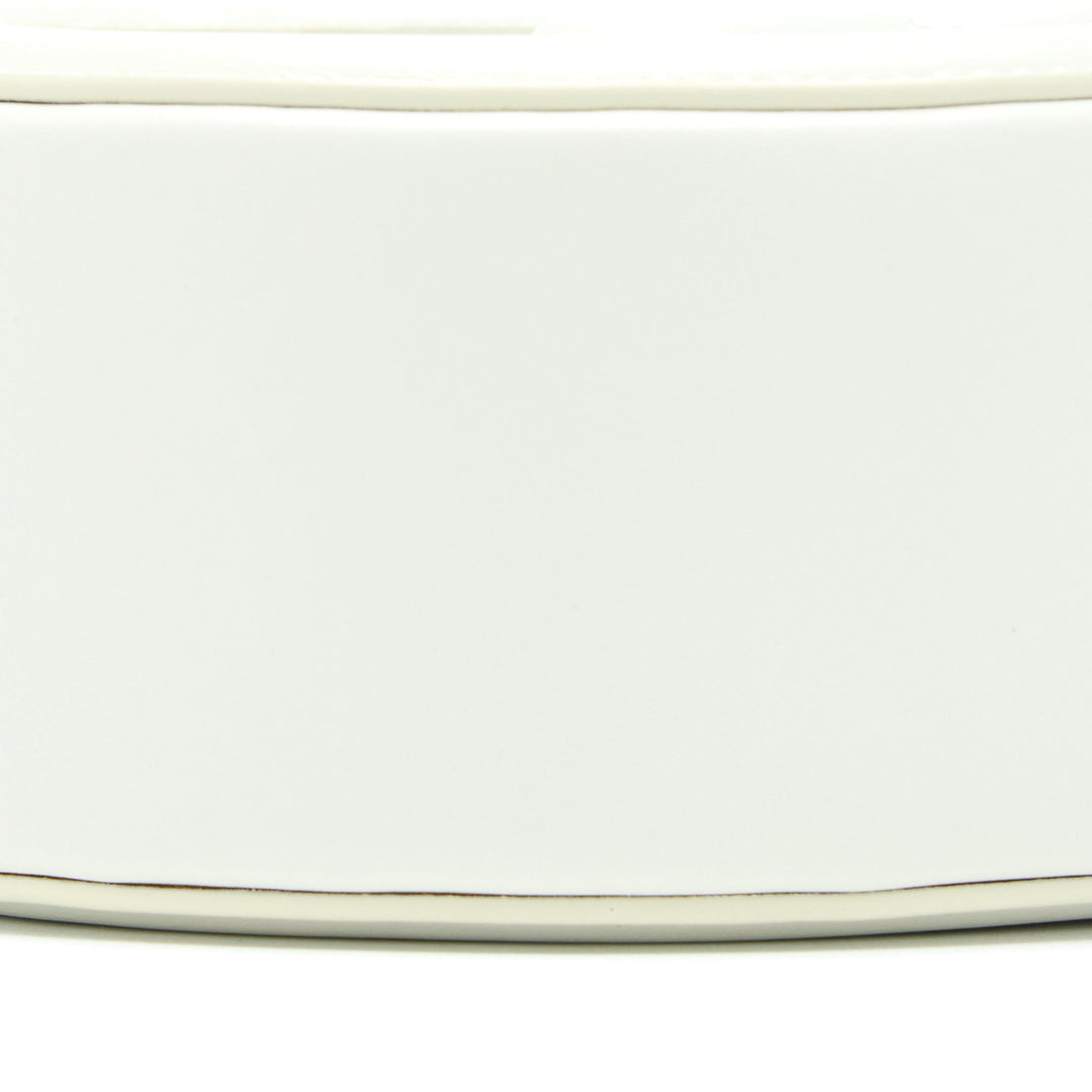 Celine Oval Bag Cuir Triumphed Calfskin White
