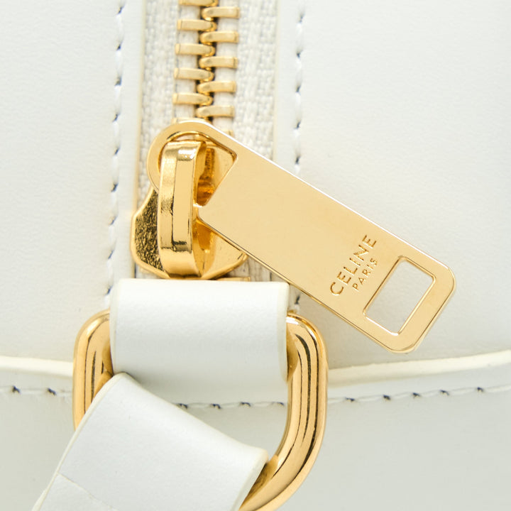 Celine Oval Bag Cuir Triumphed Calfskin White