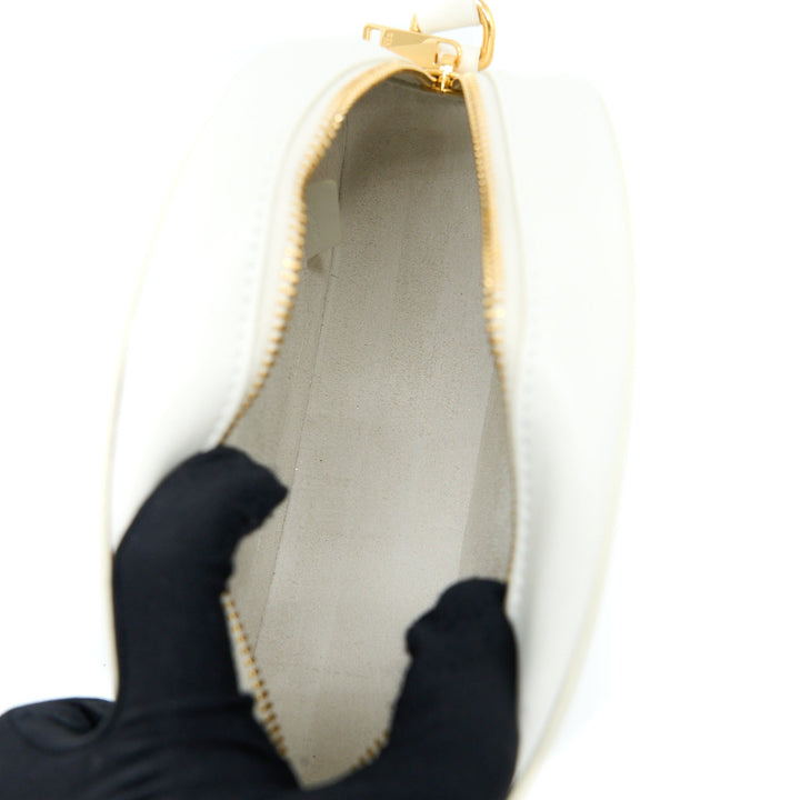Celine Oval Bag Cuir Triumphed Calfskin White
