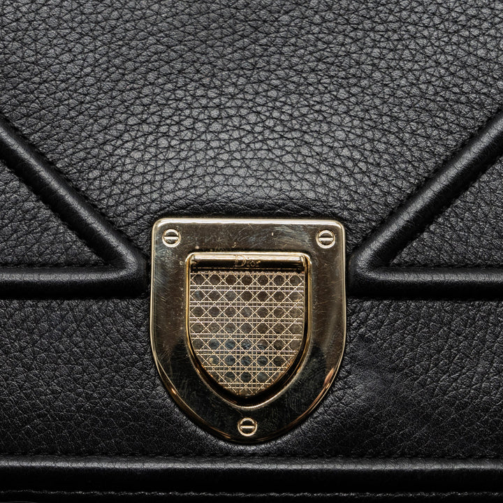 Top quality Dior Top quality Diorama Bag Calfskin Black