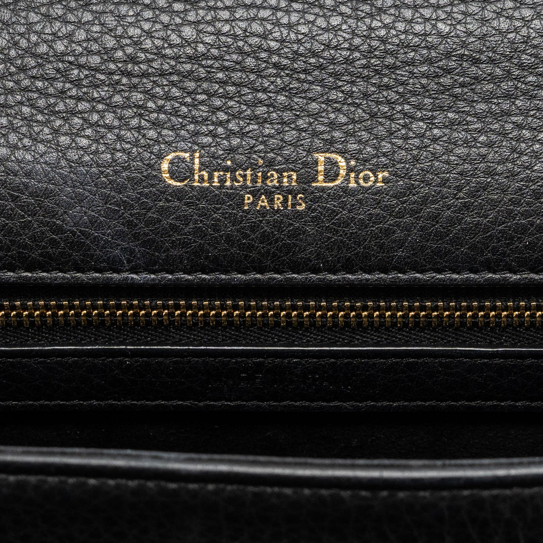 Top quality Dior Top quality Diorama Bag Calfskin Black