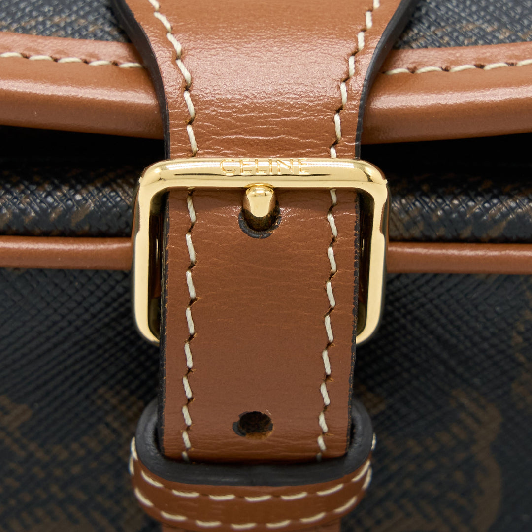 Celine Folco Medium Triomphe Canvas Bag