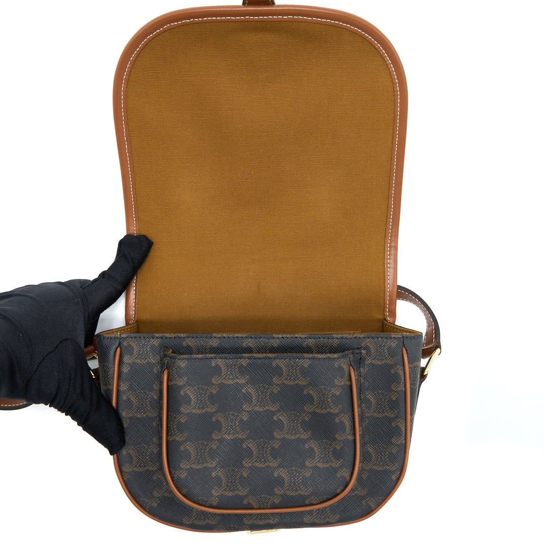 Celine Folco Medium Triomphe Canvas Bag