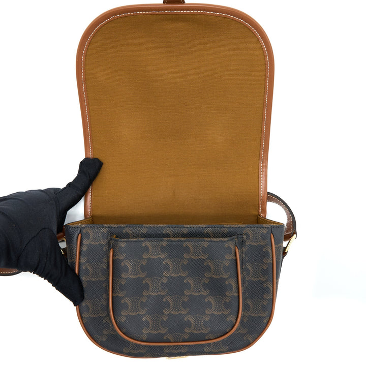 Celine Folco Medium Triomphe Canvas Bag