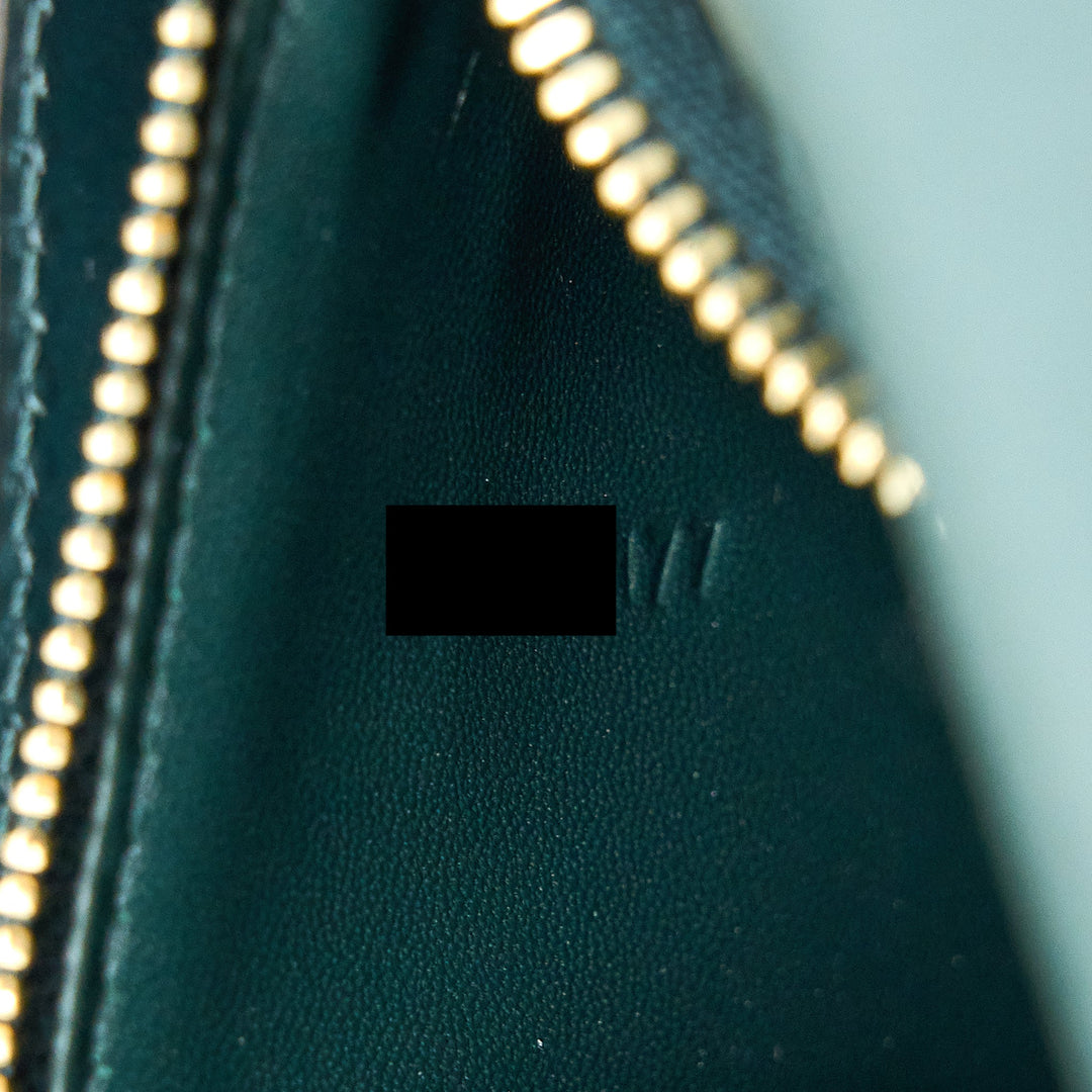 Celine Medium Classic Box Bag Calfskin Green