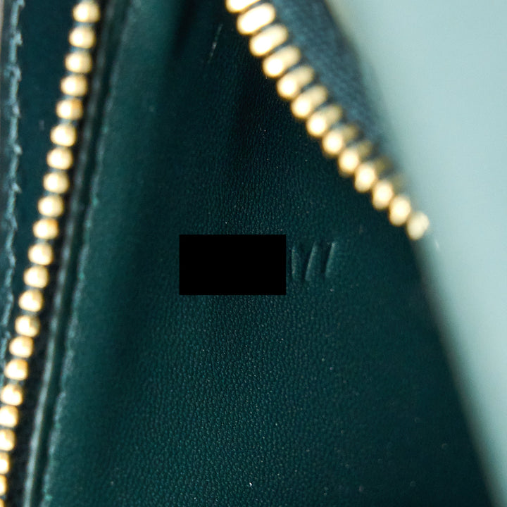 Celine Medium Classic Box Bag Calfskin Green