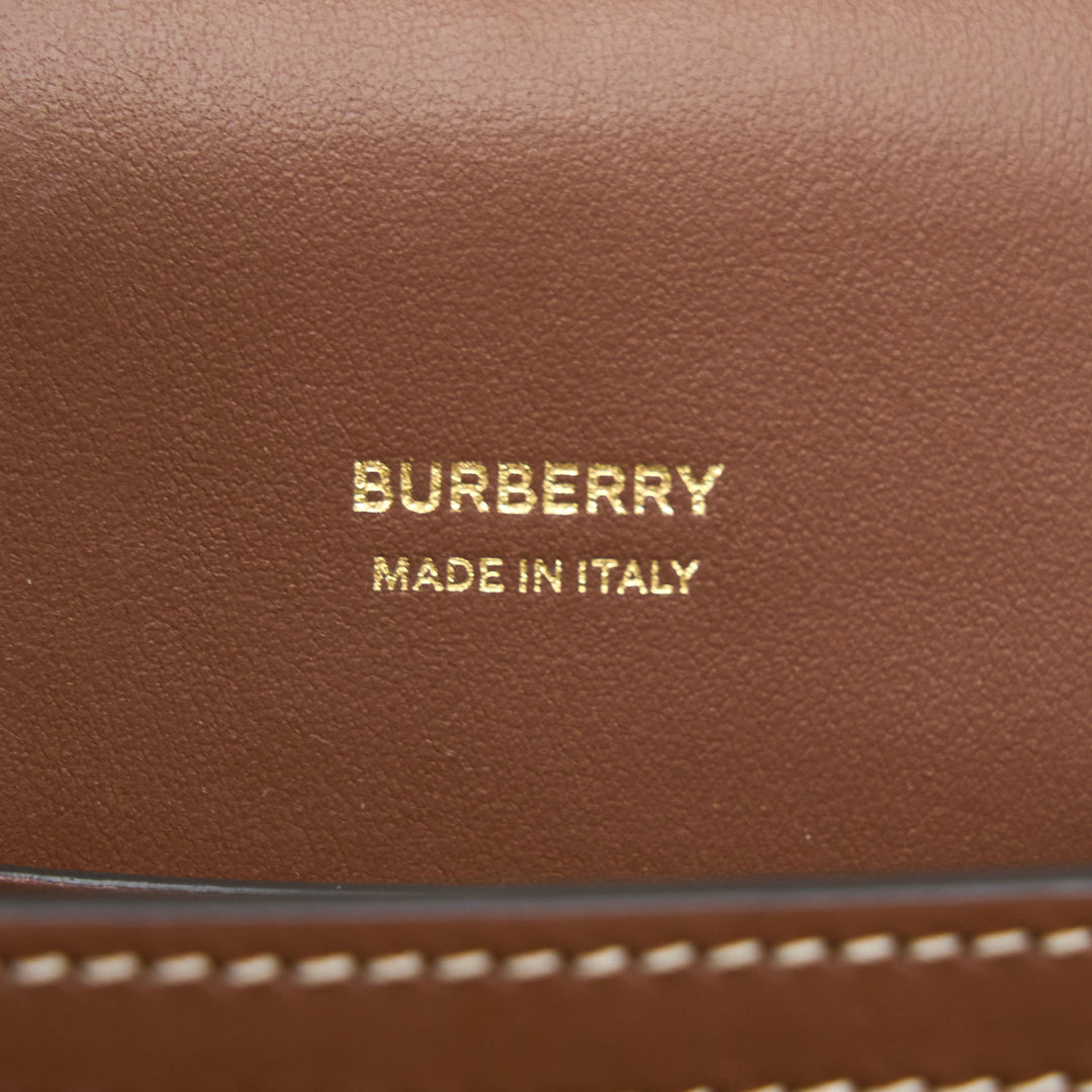 Burberry Robin Bag Monogram Flocked Leather GHW