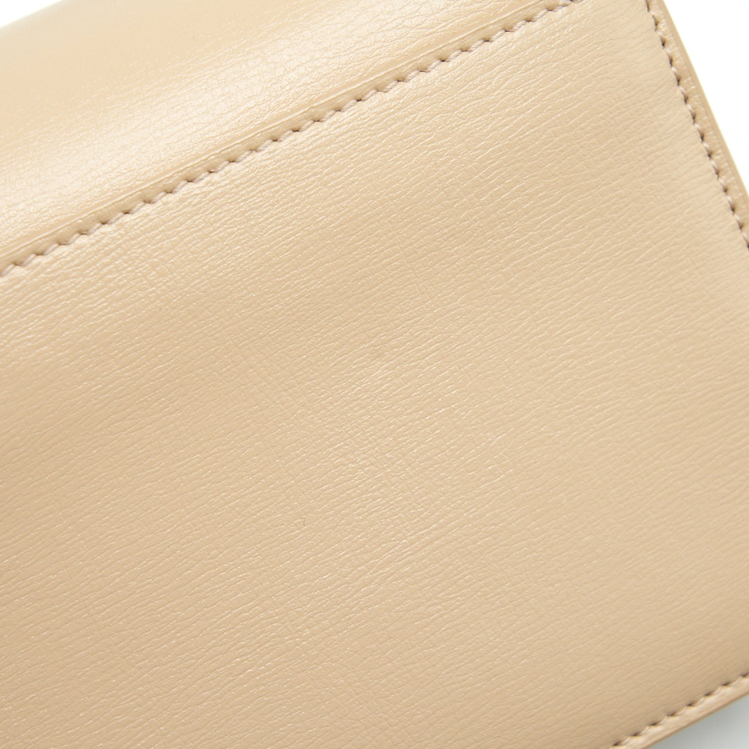 Saint Laurent Mini Sunset Calfskin beige SHW