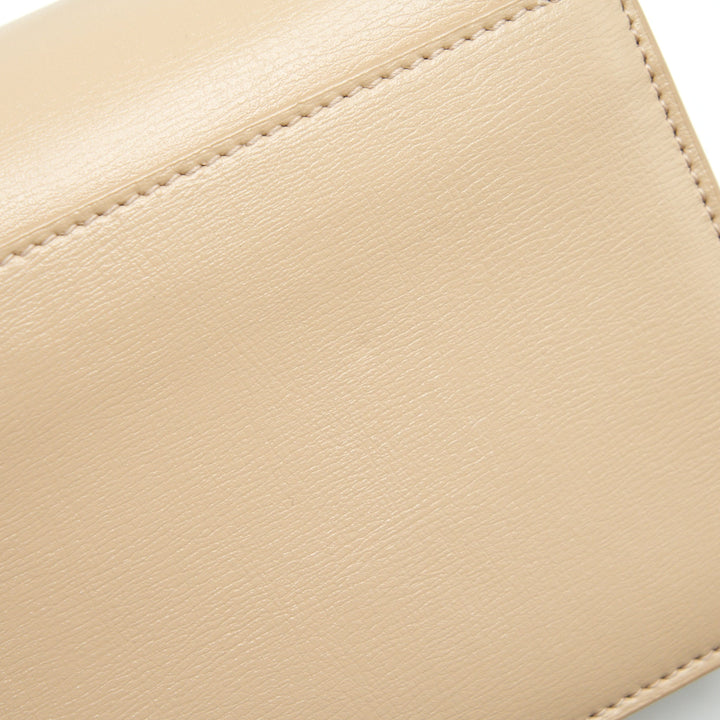 Saint Laurent Mini Sunset Calfskin beige SHW