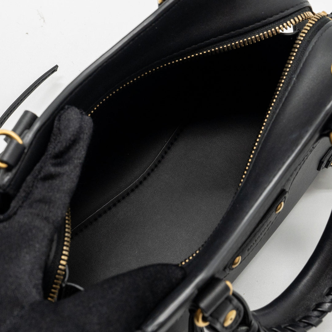 Top Quality Balenciaga Neo Classic Mini Handbag Smooth Calfskin Black GHW