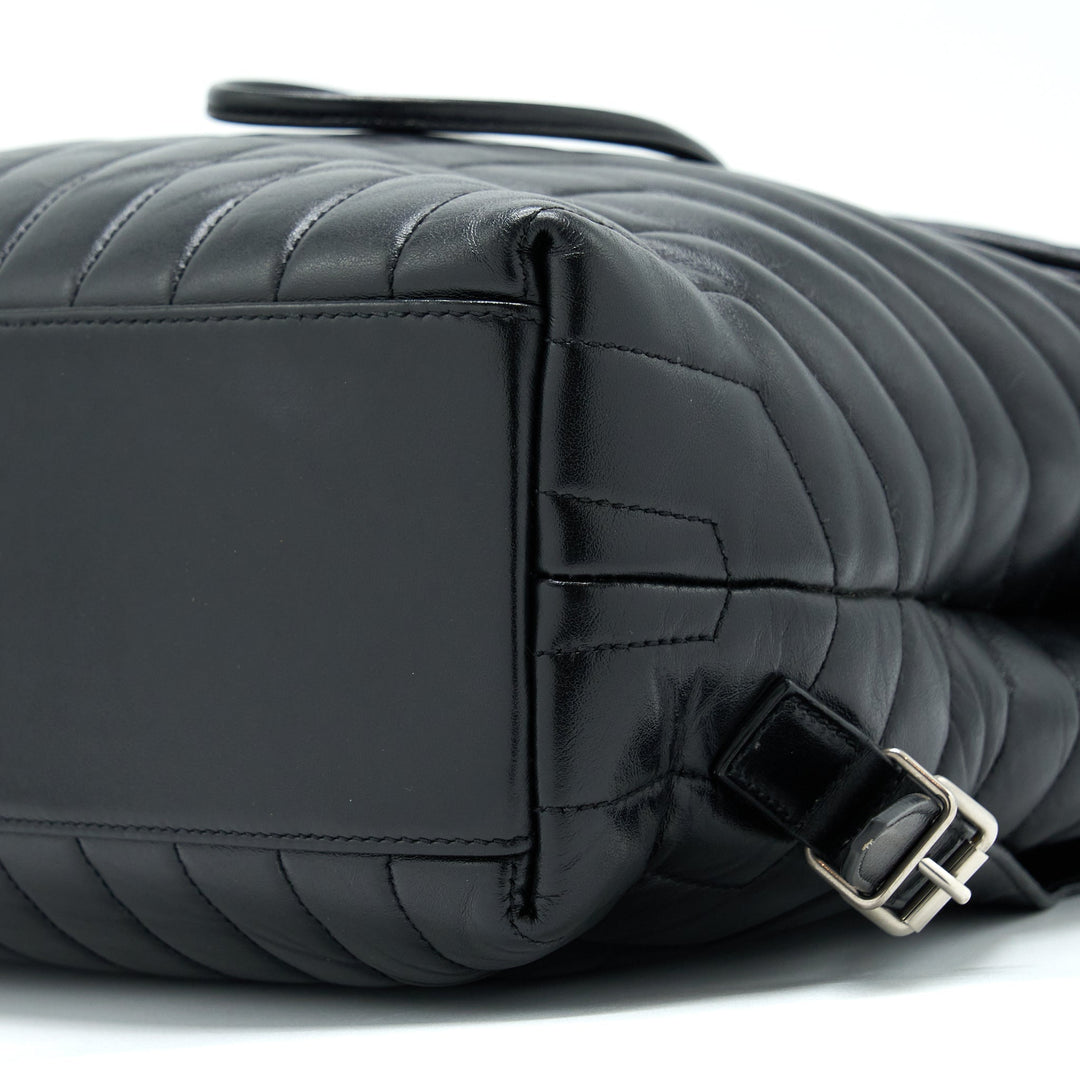 Saint Laurent/YSL Lou Lou Backpack Black SHW