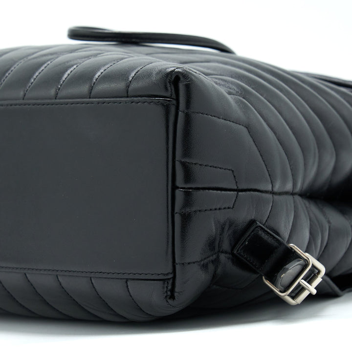 Saint Laurent/YSL Lou Lou Backpack Black SHW